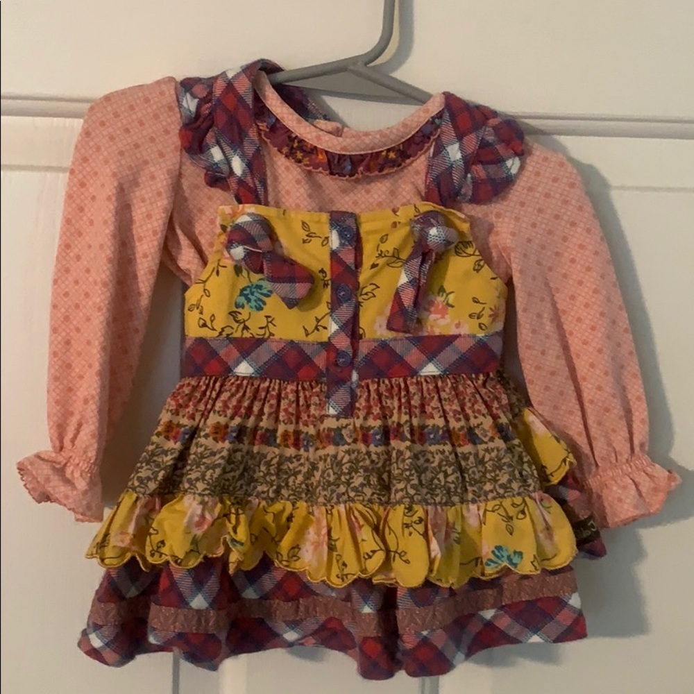 2piece bundle: shirt & knot dress